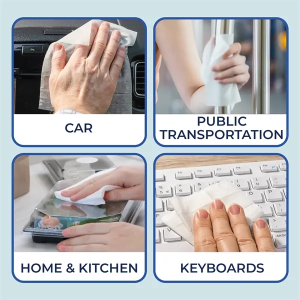 Disinfectant Wipes, 6" x 7.8", White, 80/Pack, 12 Packs/Case - Disinfectant Wipes, 6" x 7.8", White, 80/Pack, 12 Packs/Case - Image 6 of 6