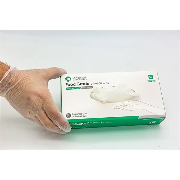 Vinyl Multi-Use/Food Gloves, 3 MiL, Clear, 1000/Case - Vinyl Multi-Use/Food Gloves, 3 MiL, Clear, 1000/Case - Image 2 of 7