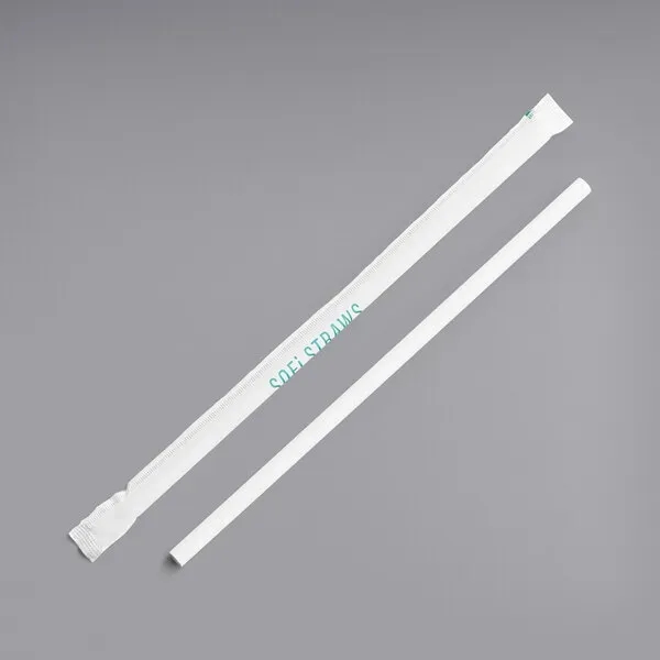 10.25" White Paper Straw - 10.25" White Paper Straw - Image 0 of 0
