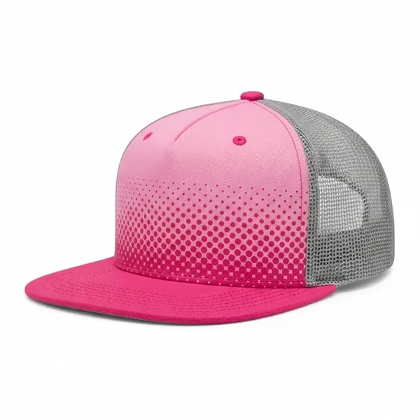Richardson Laser Cut Trucker Hat Snapback 100% polyester - Richardson Laser Cut Trucker Hat Snapback 100% polyester - Image 1 of 2