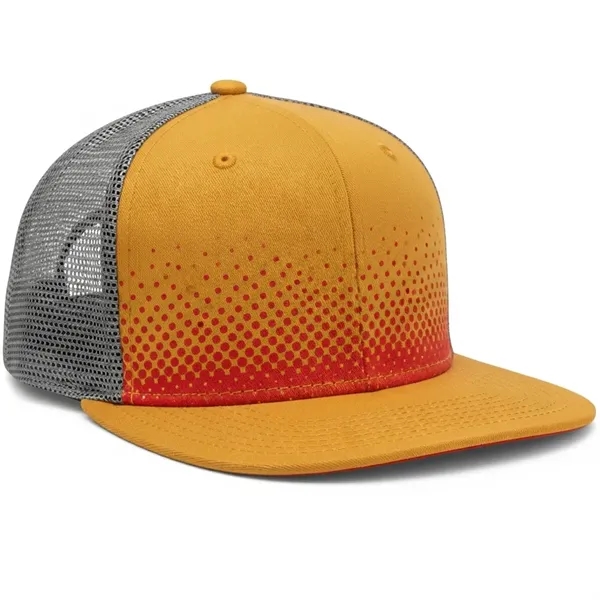 Richardson Laser Cut Trucker Hat Snapback 100% polyester - Richardson Laser Cut Trucker Hat Snapback 100% polyester - Image 0 of 2