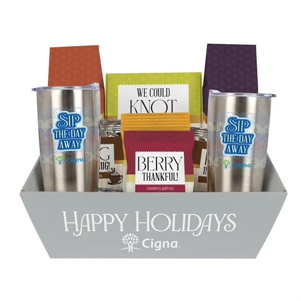 Sip and Savor Gourmet Tray with Tumblers- Small - Sip and Savor Gourmet Tray with Tumblers- Small - Image 0 of 1