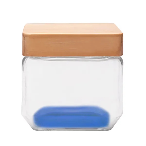 27 oz. Wooden Top Glass Candy Jars - 27 oz. Wooden Top Glass Candy Jars - Image 2 of 6