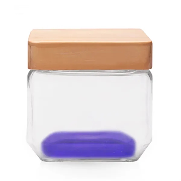 27 oz. Wooden Top Glass Candy Jars - 27 oz. Wooden Top Glass Candy Jars - Image 3 of 6