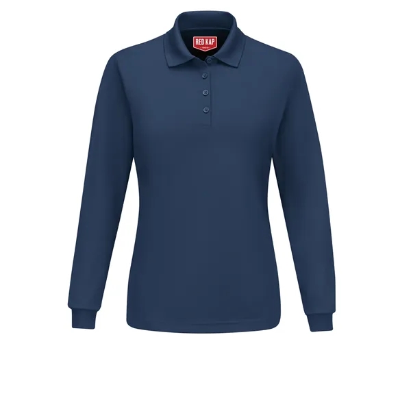 Red Kap Shirts - Women's Long Sleeve Performance Knit® Polo - Red Kap Shirts - Women's Long Sleeve Performance Knit® Polo - Image 2 of 3