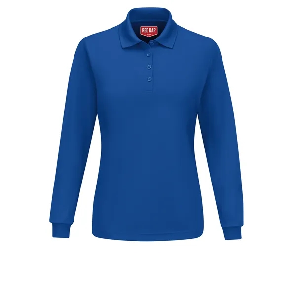 Red Kap Shirts - Women's Long Sleeve Performance Knit® Polo - Red Kap Shirts - Women's Long Sleeve Performance Knit® Polo - Image 3 of 3
