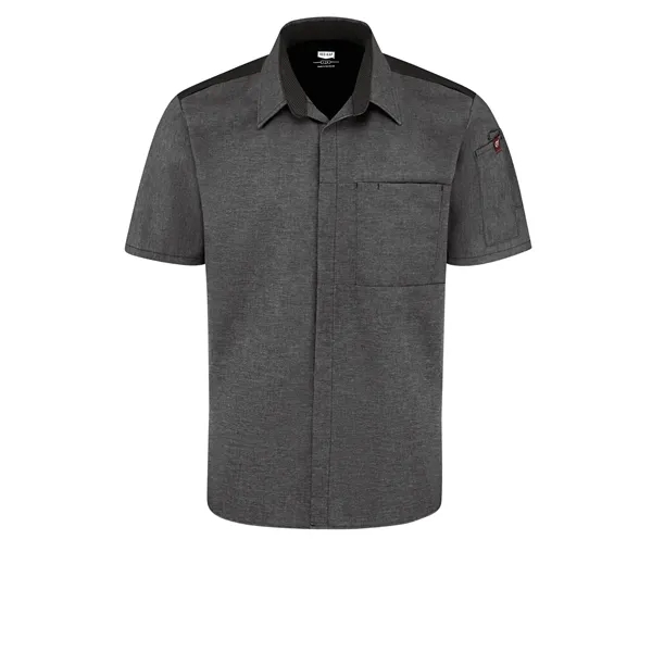 Red Kap Culinary - Men's Airflow Cook Shirt with OilBlok - Red Kap Culinary - Men's Airflow Cook Shirt with OilBlok - Image 1 of 4