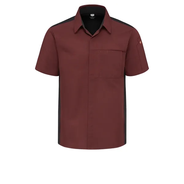 Red Kap Culinary - Men's Airflow Cook Shirt with OilBlok - Red Kap Culinary - Men's Airflow Cook Shirt with OilBlok - Image 2 of 4