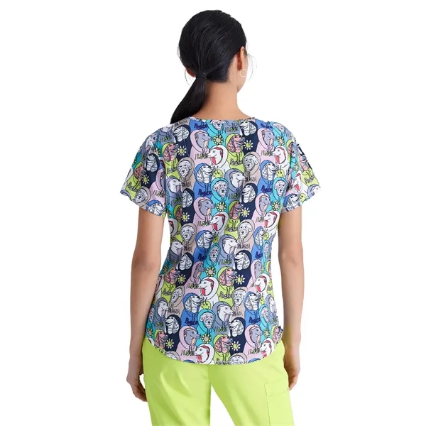 Skechers - Women's Three-Pocket V-Neck Reliance Print Scr... - Skechers - Women's Three-Pocket V-Neck Reliance Print Scr... - Image 2 of 11