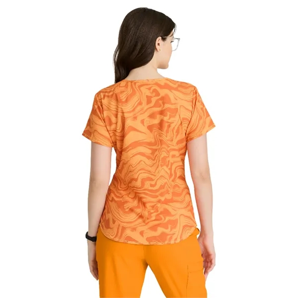 Skechers - Women's Three-Pocket V-Neck Reliance Print Scr... - Skechers - Women's Three-Pocket V-Neck Reliance Print Scr... - Image 6 of 11