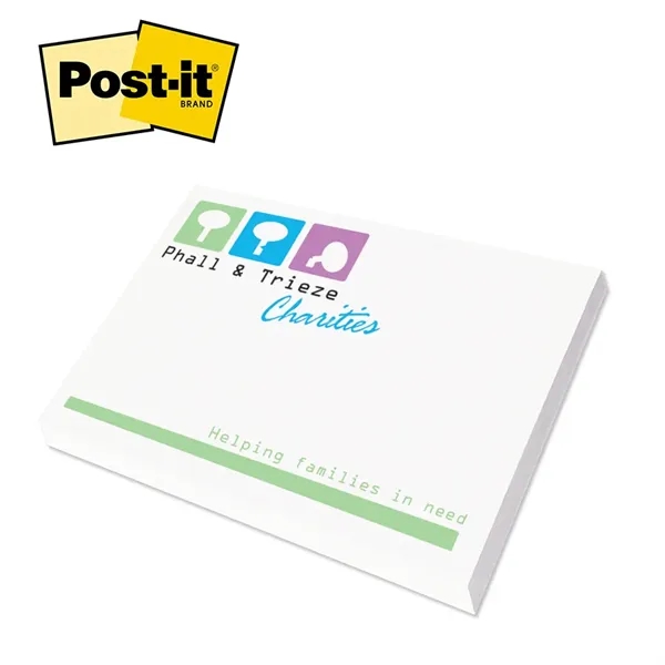 Post-it® Custom Printed Notepad - 3" x 4" - Post-it® Custom Printed Notepad - 3" x 4" - Image 0 of 3