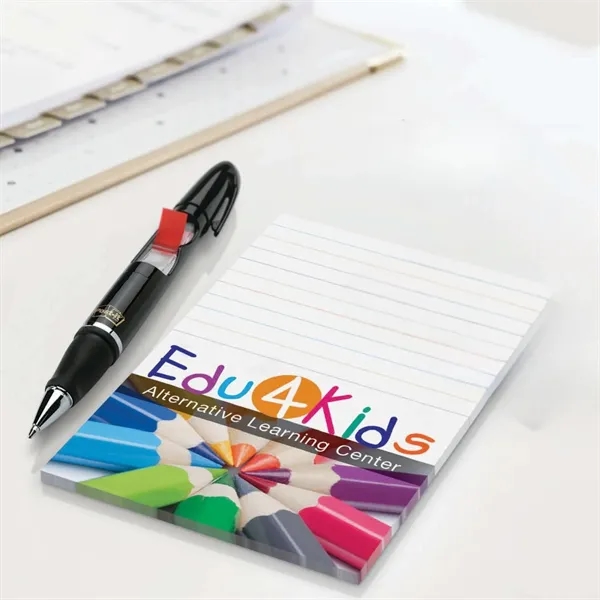 Post-it® Custom Printed Notepad - 4" x 6" - Post-it® Custom Printed Notepad - 4" x 6" - Image 1 of 2