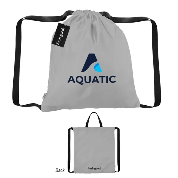 Fresh Goods Joel rPET Drawstring Tote Bag - Fresh Goods Joel rPET Drawstring Tote Bag - Image 1 of 5