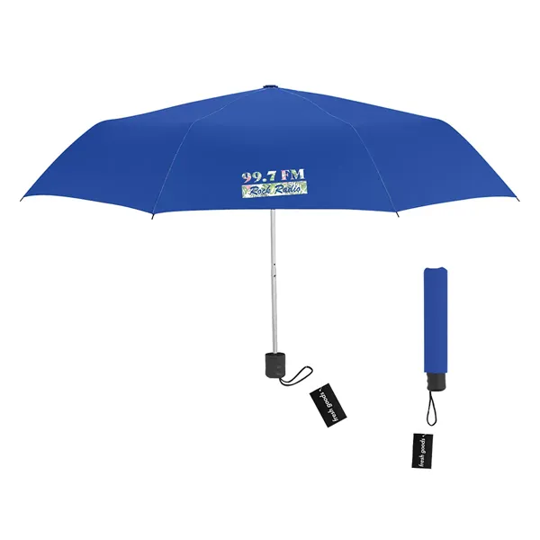 Fresh Goods 42" Arc Budget Telescopic Umbrella - Fresh Goods 42" Arc Budget Telescopic Umbrella - Image 0 of 4