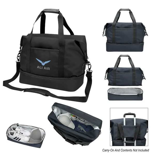 Cutter & Buck® Travel Collection Drop Bottom Weekender - Cutter & Buck® Travel Collection Drop Bottom Weekender - Image 0 of 3