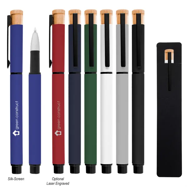 Ronan Recycled Aluminum Gel Pen - Ronan Recycled Aluminum Gel Pen - Image 0 of 21