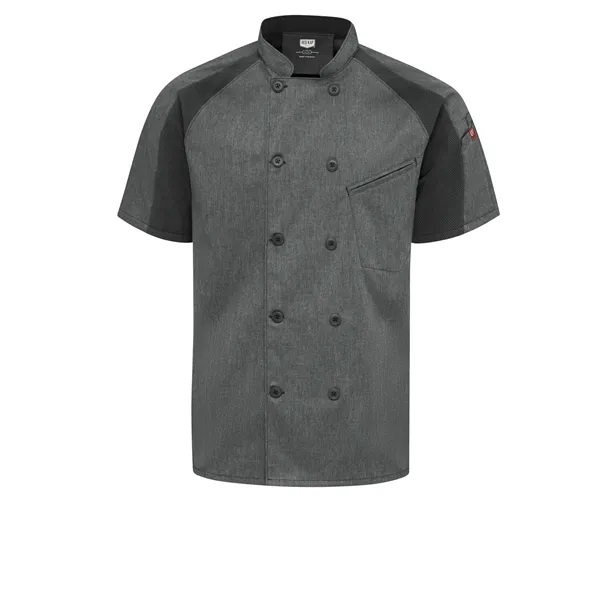 Red Kap Culinary - Men's Airflow Raglan Chef Coat with Oi... - Red Kap Culinary - Men's Airflow Raglan Chef Coat with Oi... - Image 1 of 4