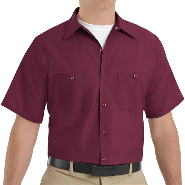 Red Kap Shirts - Men's Short Sleeve Industrial Work Shirt - Red Kap Shirts - Men's Short Sleeve Industrial Work Shirt - Image 4 of 50