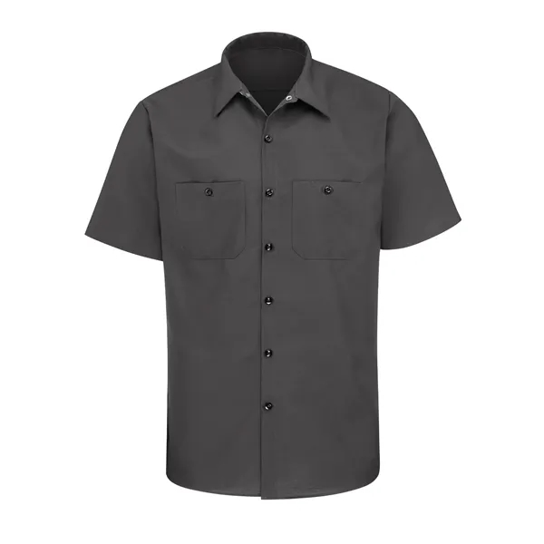 Red Kap Shirts - Men's Short Sleeve Industrial Work Shirt - Red Kap Shirts - Men's Short Sleeve Industrial Work Shirt - Image 6 of 50