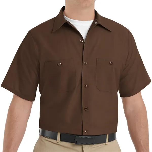 Red Kap Shirts - Men's Short Sleeve Industrial Work Shirt - Red Kap Shirts - Men's Short Sleeve Industrial Work Shirt - Image 9 of 50