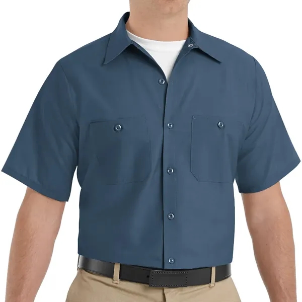 Red Kap Shirts - Men's Short Sleeve Industrial Work Shirt - Red Kap Shirts - Men's Short Sleeve Industrial Work Shirt - Image 11 of 50
