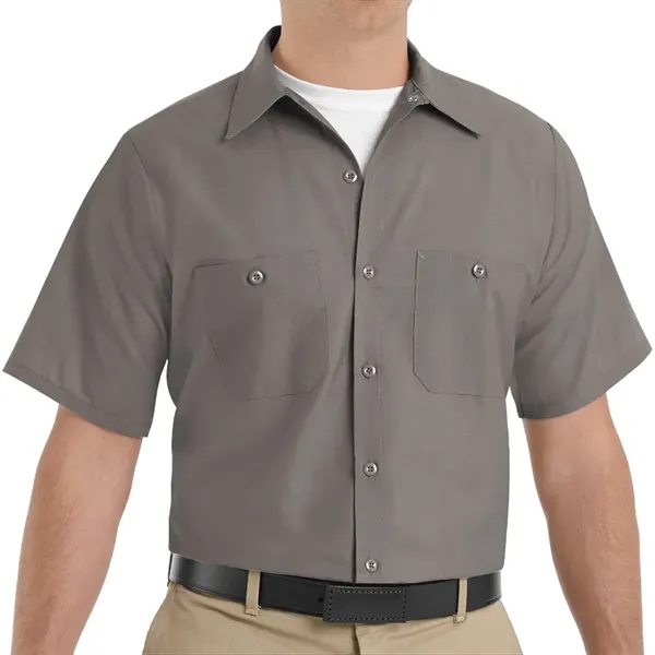 Red Kap Shirts - Men's Short Sleeve Industrial Work Shirt - Red Kap Shirts - Men's Short Sleeve Industrial Work Shirt - Image 14 of 50