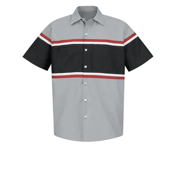 Red Kap Shirts - Men's Short Sleeve Industrial Work Shirt - Red Kap Shirts - Men's Short Sleeve Industrial Work Shirt - Image 15 of 50