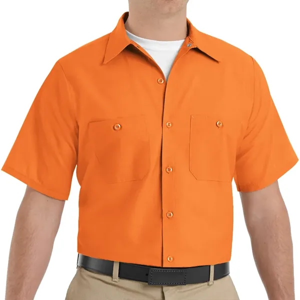 Red Kap Shirts - Men's Short Sleeve Industrial Work Shirt - Red Kap Shirts - Men's Short Sleeve Industrial Work Shirt - Image 36 of 50