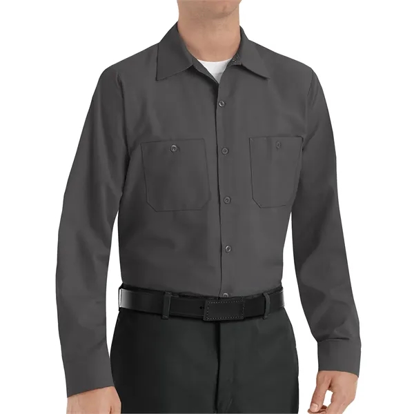 Red Kap Shirts - Men's Long Sleeve Industrial Work Shirt - Red Kap Shirts - Men's Long Sleeve Industrial Work Shirt - Image 6 of 50