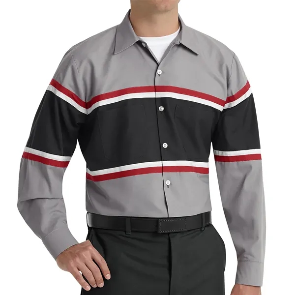 Red Kap Shirts - Men's Long Sleeve Industrial Work Shirt - Red Kap Shirts - Men's Long Sleeve Industrial Work Shirt - Image 16 of 50