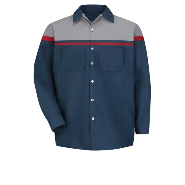 Red Kap Shirts - Men's Long Sleeve Industrial Work Shirt - Red Kap Shirts - Men's Long Sleeve Industrial Work Shirt - Image 33 of 50