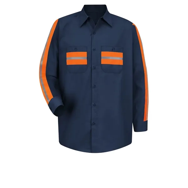 Red Kap Shirts - Men's Long Sleeve Industrial Work Shirt - Red Kap Shirts - Men's Long Sleeve Industrial Work Shirt - Image 34 of 50