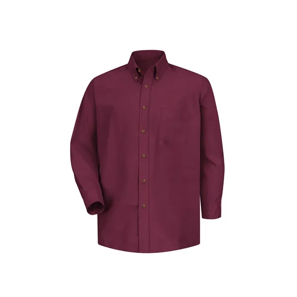 Red Kap Shirts - Men's Long Sleeve Button Down Poplin Shirt - Red Kap Shirts - Men's Long Sleeve Button Down Poplin Shirt - Image 1 of 8
