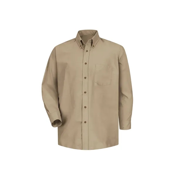 Red Kap Shirts - Men's Long Sleeve Button Down Poplin Shirt - Red Kap Shirts - Men's Long Sleeve Button Down Poplin Shirt - Image 2 of 8