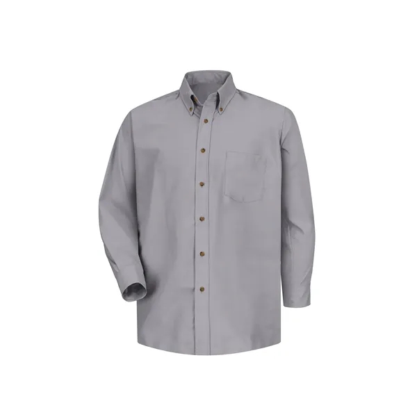 Red Kap Shirts - Men's Long Sleeve Button Down Poplin Shirt - Red Kap Shirts - Men's Long Sleeve Button Down Poplin Shirt - Image 7 of 8
