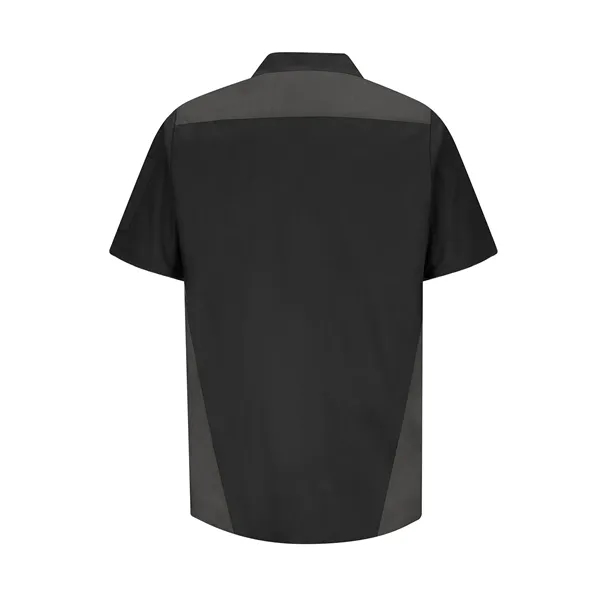 Red Kap Shirts - Men's Short Sleeve Tri-Color Shop Shirt - Red Kap Shirts - Men's Short Sleeve Tri-Color Shop Shirt - Image 1 of 5