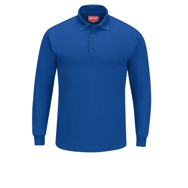 Red Kap Shirts - Men's Long Sleeve Solid Performance Polo - Red Kap Shirts - Men's Long Sleeve Solid Performance Polo - Image 3 of 3