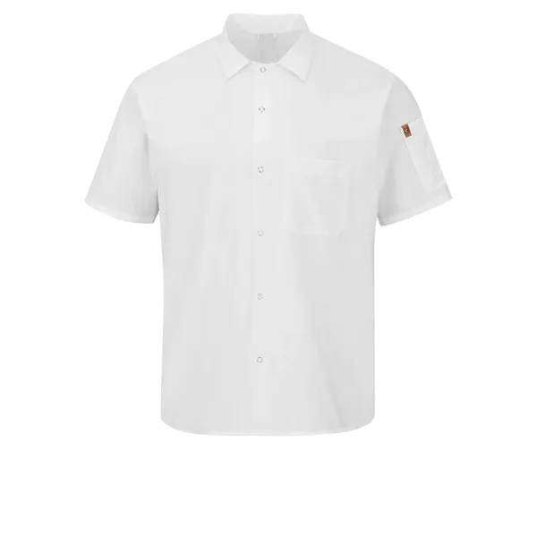 Red Kap Culinary - Men's Short Sleeve Cook Shirt with Oil... - Red Kap Culinary - Men's Short Sleeve Cook Shirt with Oil... - Image 1 of 1