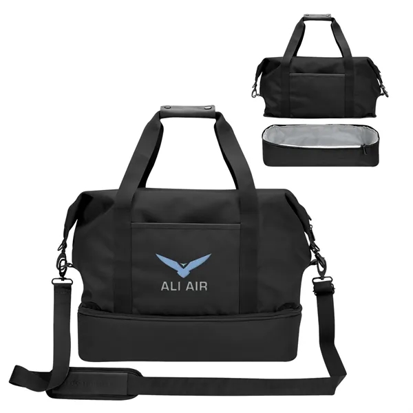 Custom Cutter & Buck® Travel Collection Drop Bottom Weekender
