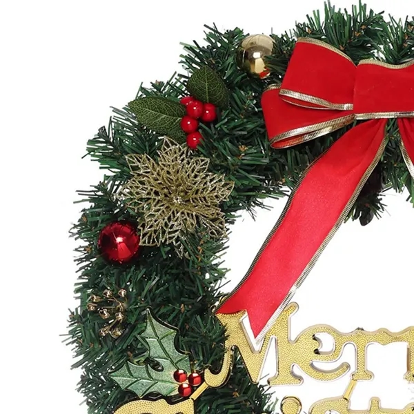 Decorative Christmas Wreath Garland - Customizable Design - Decorative Christmas Wreath Garland - Customizable Design - Image 6 of 8