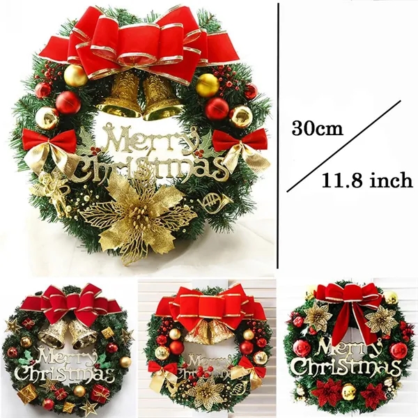 Decorative Christmas Wreath Garland - Customizable Design - Decorative Christmas Wreath Garland - Customizable Design - Image 8 of 8