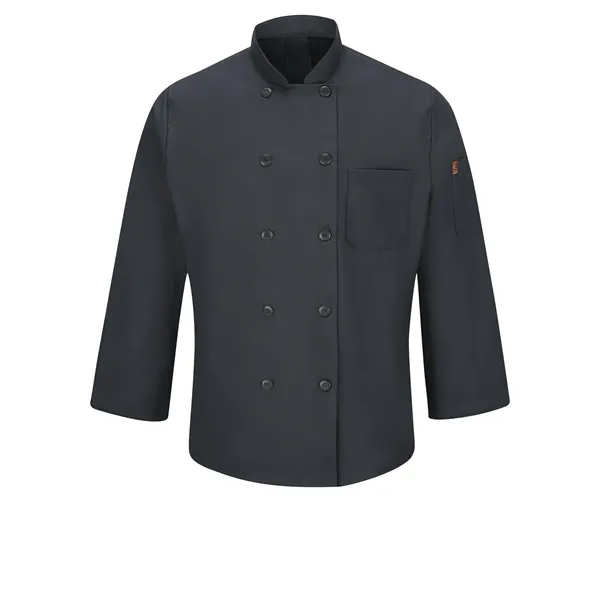 Red Kap Culinary - Men's Ten-Button 25" Chef Coat with Oi... - Red Kap Culinary - Men's Ten-Button 25" Chef Coat with Oi... - Image 1 of 4
