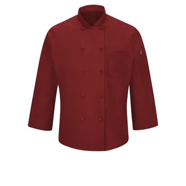 Red Kap Culinary - Men's Ten-Button 25" Chef Coat with Oi... - Red Kap Culinary - Men's Ten-Button 25" Chef Coat with Oi... - Image 2 of 4