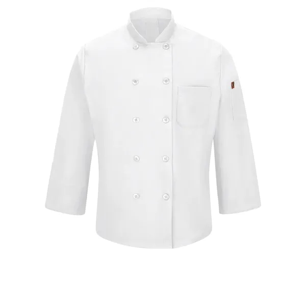 Red Kap Culinary - Men's Ten-Button 25" Chef Coat with Oi... - Red Kap Culinary - Men's Ten-Button 25" Chef Coat with Oi... - Image 4 of 4