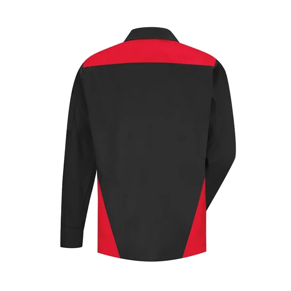 Red Kap Shirts - Men's Long Sleeve Tri-Color Shop Shirt - Red Kap Shirts - Men's Long Sleeve Tri-Color Shop Shirt - Image 2 of 5