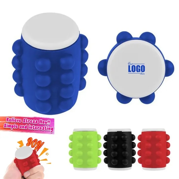 Push Pop Spinner Fidget Toy - Push Pop Spinner Fidget Toy - Image 0 of 6