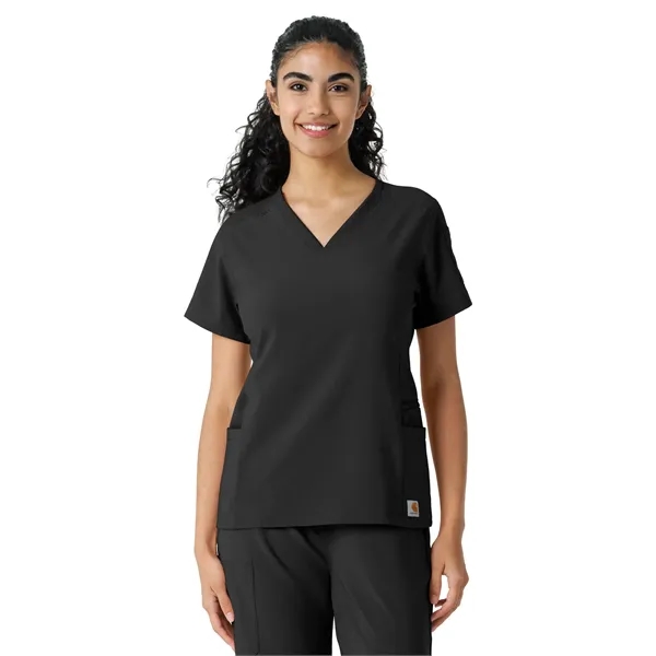 Carhartt Scrubs - Force Essentials - Women's Knit Panel Top - Carhartt Scrubs - Force Essentials - Women's Knit Panel Top - Image 3 of 26