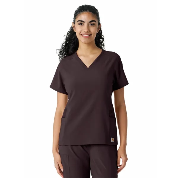 Carhartt Scrubs - Force Essentials - Women's Knit Panel Top - Carhartt Scrubs - Force Essentials - Women's Knit Panel Top - Image 7 of 26