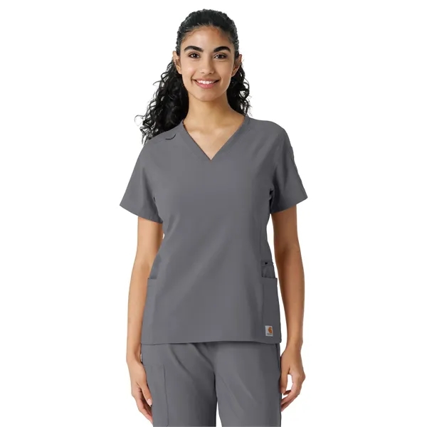 Carhartt Scrubs - Force Essentials - Women's Knit Panel Top - Carhartt Scrubs - Force Essentials - Women's Knit Panel Top - Image 16 of 26