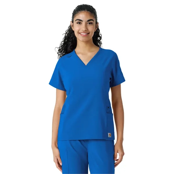 Carhartt Scrubs - Force Essentials - Women's Knit Panel Top - Carhartt Scrubs - Force Essentials - Women's Knit Panel Top - Image 18 of 26